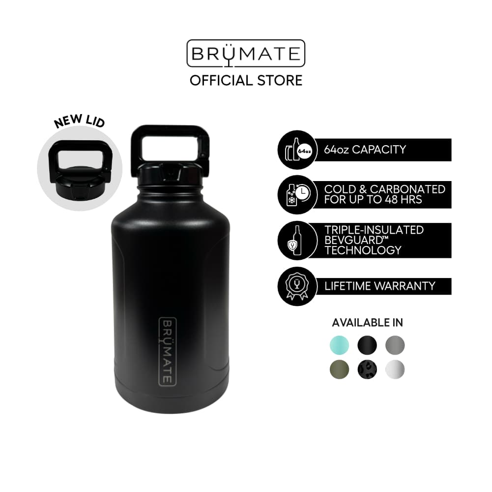 GROWL'R Insulated 64oz Beer Growler | Stainless