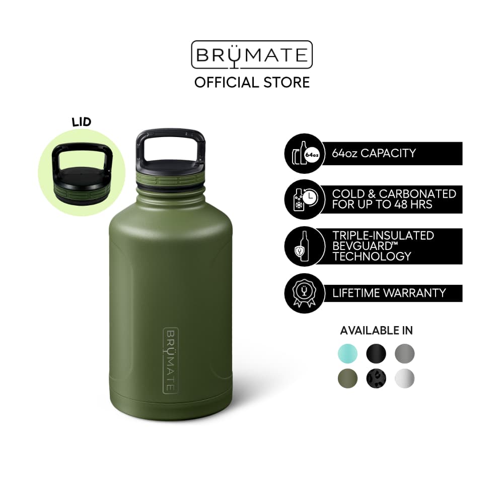 GROWL'R Insulated 64oz Beer Growler | Stainless - 150