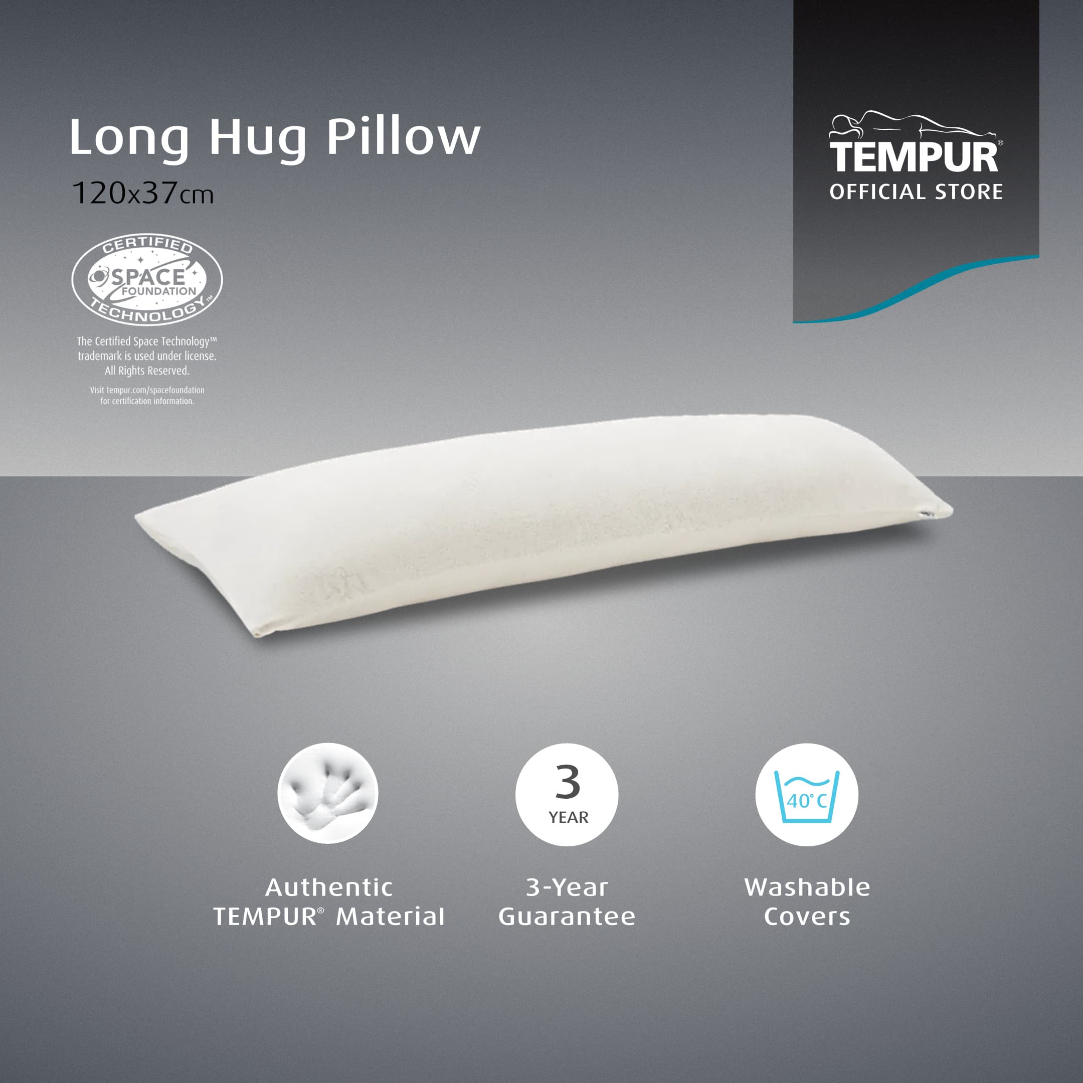 Tempur Long Hug Pillow