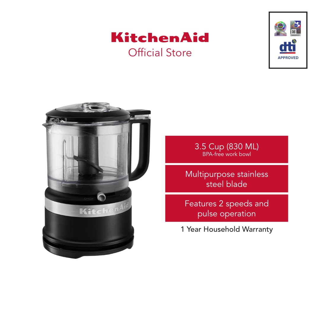 KitchenAid 3.5Cup Mini Food Processor - Matte Black