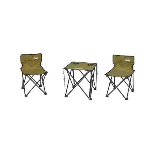 CL F-SET COMPACT CHAIR & TABLE SET OLIVE