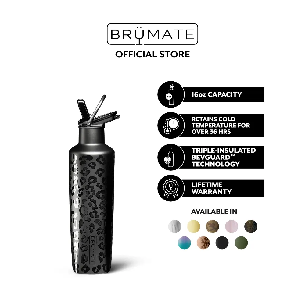 Brumate REHYDRATION MINI BOTTLE Triple-Insulated Tumbler 16oz - OD Green